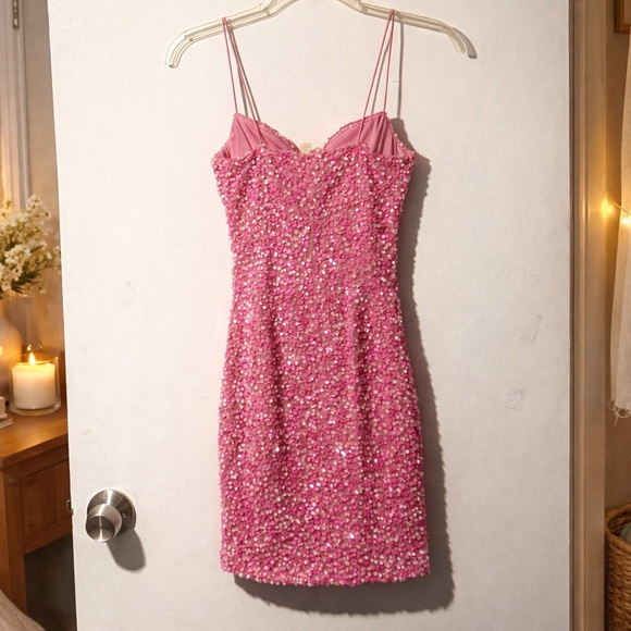 ✨Dress The Population Keirnan Sequin Mini Dress Size XS - Picture 2 of 9